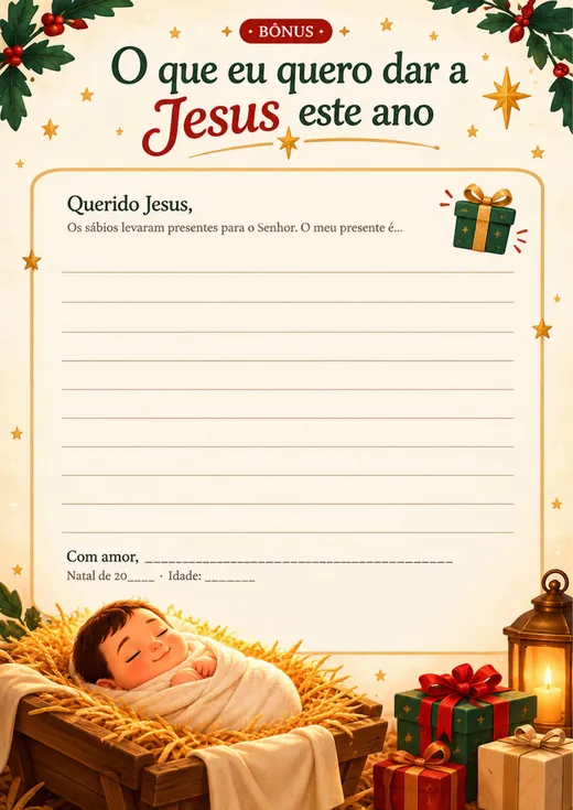 Cartinha para Jesus